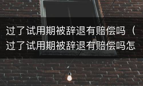 过了试用期被辞退有赔偿吗（过了试用期被辞退有赔偿吗怎么办）