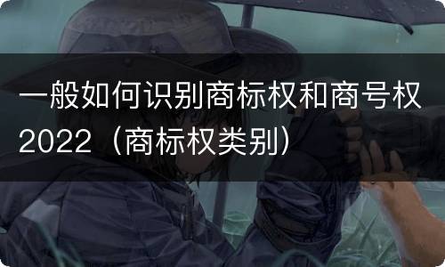 一般如何识别商标权和商号权2022（商标权类别）