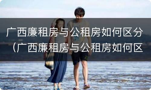 广西廉租房与公租房如何区分（广西廉租房与公租房如何区分的）
