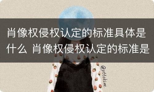 肖像权侵权认定的标准具体是什么 肖像权侵权认定的标准是什么民法典