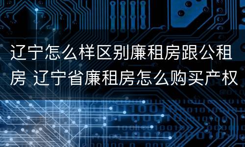 辽宁怎么样区别廉租房跟公租房 辽宁省廉租房怎么购买产权