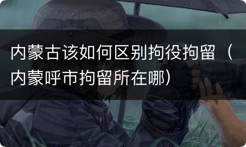 内蒙古该如何区别拘役拘留（内蒙呼市拘留所在哪）