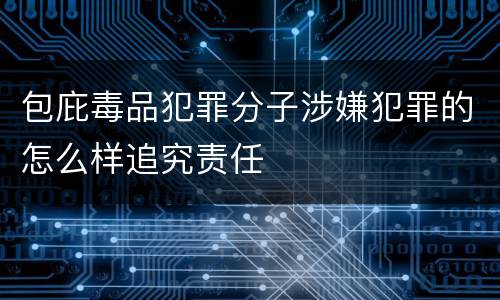 包庇毒品犯罪分子涉嫌犯罪的怎么样追究责任