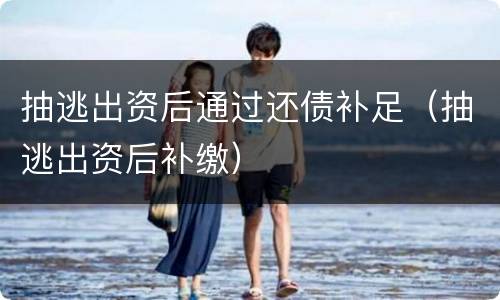 抽逃出资后通过还债补足（抽逃出资后补缴）