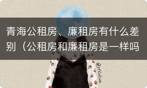 青海公租房、廉租房有什么差别(公租房和廉租房是一样吗)