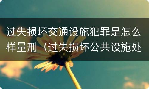 过失损坏交通设施犯罪是怎么样量刑（过失损坏公共设施处罚）