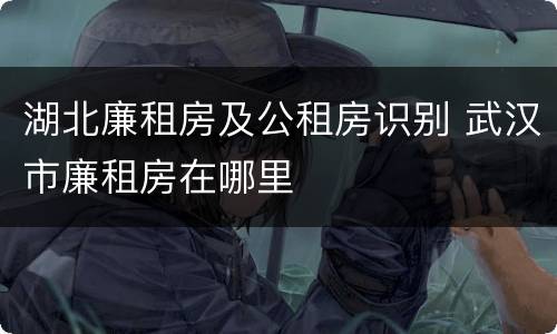 湖北廉租房及公租房识别 武汉市廉租房在哪里