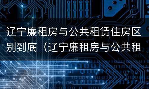 辽宁廉租房与公共租赁住房区别到底（辽宁廉租房与公共租赁住房区别到底是什么）
