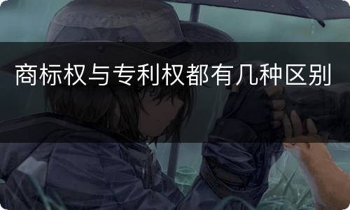 商标权与专利权都有几种区别