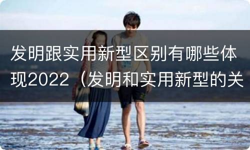 发明跟实用新型区别有哪些体现2022（发明和实用新型的关系）