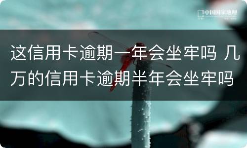这信用卡逾期一年会坐牢吗 几万的信用卡逾期半年会坐牢吗?
