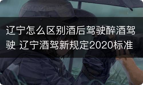 辽宁怎么区别酒后驾驶醉酒驾驶 辽宁酒驾新规定2020标准