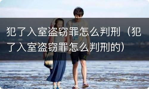 犯了入室盗窃罪怎么判刑（犯了入室盗窃罪怎么判刑的）