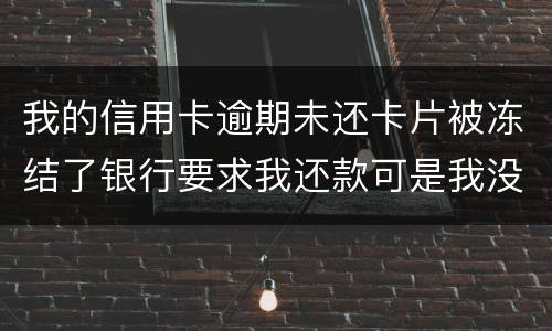 我的信用卡逾期未还卡片被冻结了银行要求我还款可是我没有偿还能力银行会起诉我吗