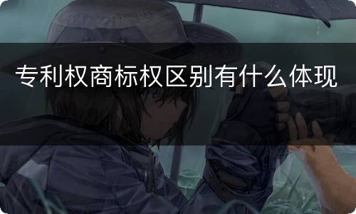 专利权商标权区别有什么体现