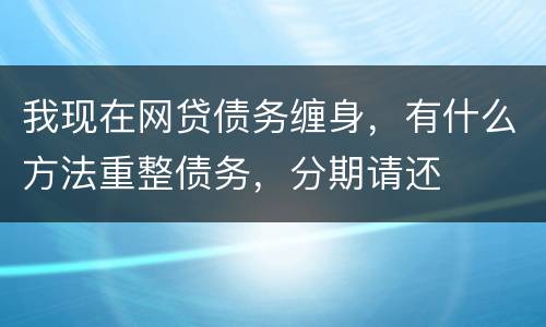 我现在网贷债务缠身，有什么方法重整债务，分期请还