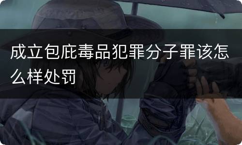成立包庇毒品犯罪分子罪该怎么样处罚