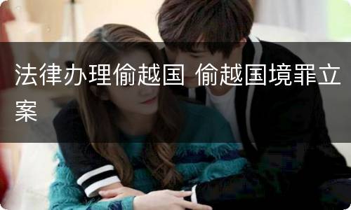 法律办理偷越国 偷越国境罪立案