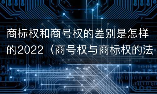 商标权和商号权的差别是怎样的2022（商号权与商标权的法律冲突与解决）