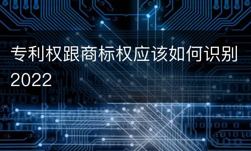 专利权跟商标权应该如何识别2022