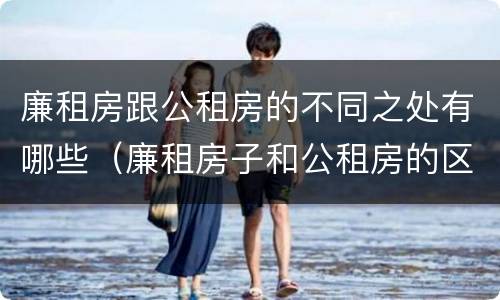 廉租房跟公租房的不同之处有哪些(廉租房子和公租房的区别)