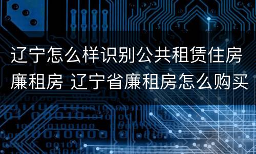 辽宁怎么样识别公共租赁住房廉租房 辽宁省廉租房怎么购买产权
