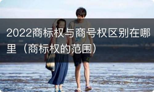 2022商标权与商号权区别在哪里（商标权的范围）