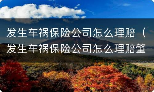 发生车祸保险公司怎么理赔（发生车祸保险公司怎么理赔肇事者要赔偿吗）
