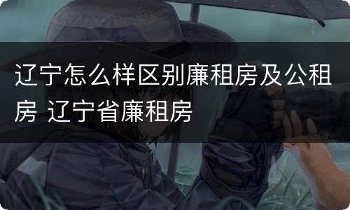 辽宁怎么样区别廉租房及公租房 辽宁省廉租房