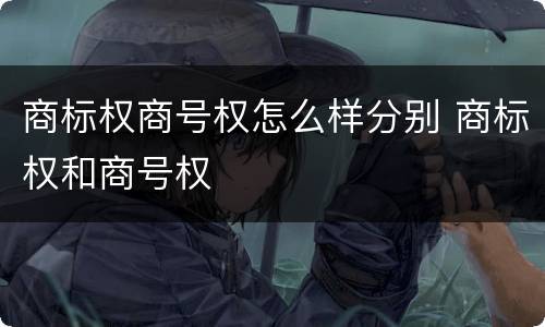 商标权商号权怎么样分别 商标权和商号权
