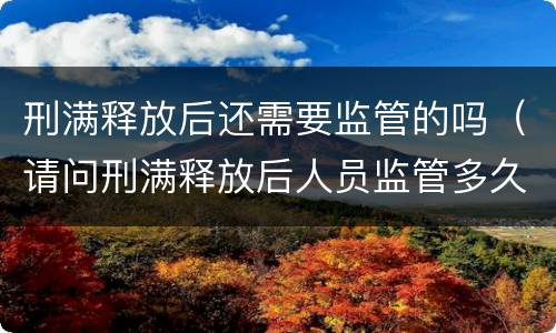 刑满释放后还需要监管的吗（请问刑满释放后人员监管多久）