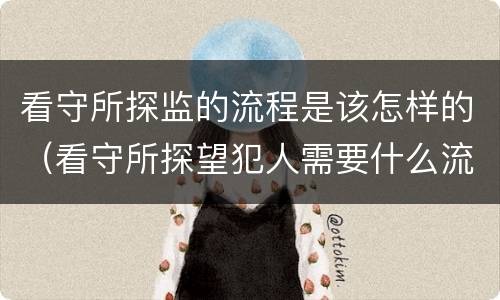 看守所探监的流程是该怎样的（看守所探望犯人需要什么流程）