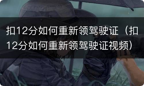 扣12分如何重新领驾驶证（扣12分如何重新领驾驶证视频）