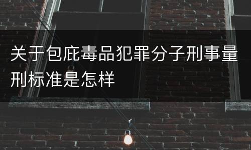 关于包庇毒品犯罪分子刑事量刑标准是怎样