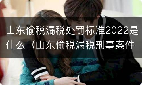 山东偷税漏税处罚标准2022是什么（山东偷税漏税刑事案件）