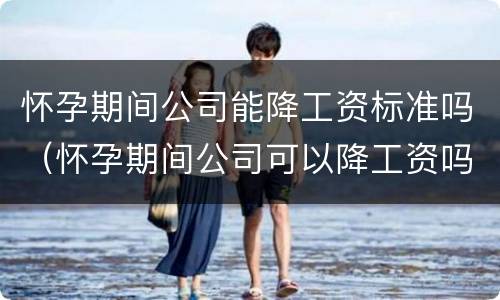 怀孕期间公司能降工资标准吗（怀孕期间公司可以降工资吗）