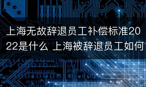 上海无故辞退员工补偿标准2022是什么 上海被辞退员工如何要求赔偿