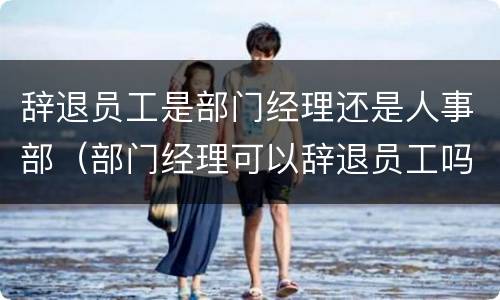 辞退员工是部门经理还是人事部（部门经理可以辞退员工吗）