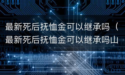 最新死后抚恤金可以继承吗（最新死后抚恤金可以继承吗山东）