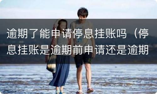 逾期了能申请停息挂账吗（停息挂账是逾期前申请还是逾期后申请）