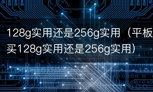 128g实用还是256g实用（平板买128g实用还是256g实用）