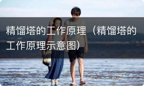 精馏塔的工作原理（精馏塔的工作原理示意图）