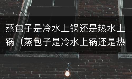 蒸包子是冷水上锅还是热水上锅（蒸包子是冷水上锅还是热水上锅,要蒸多长时间）