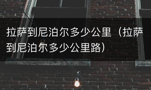 拉萨到尼泊尔多少公里（拉萨到尼泊尔多少公里路）