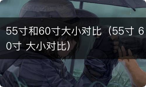 55寸和60寸大小对比（55寸 60寸 大小对比）