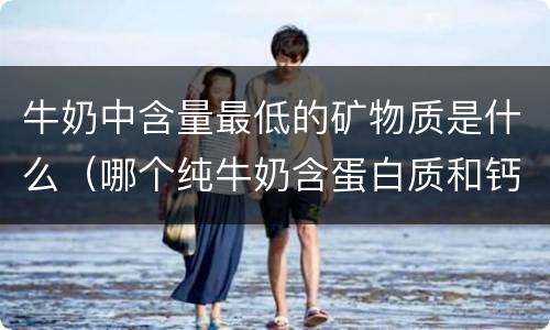 牛奶中含量最低的矿物质是什么（哪个纯牛奶含蛋白质和钙最高）