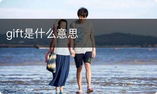 gift是什么意思