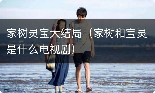 家树灵宝大结局（家树和宝灵是什么电视剧）
