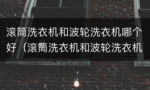 滚筒洗衣机和波轮洗衣机哪个好（滚筒洗衣机和波轮洗衣机的区别）