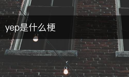 yep是什么梗